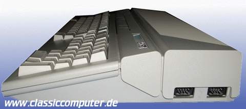 Die Seitenansicht des Atari 260