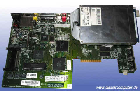 Das Mainboard des Amiga 600