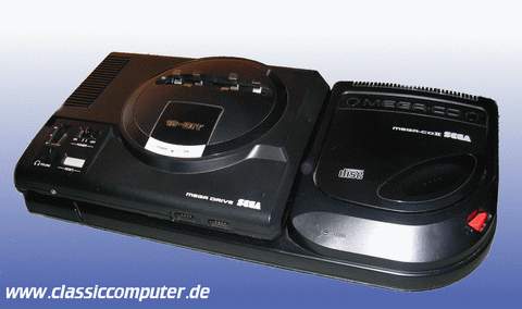 Mega Drive 1 mit CD II