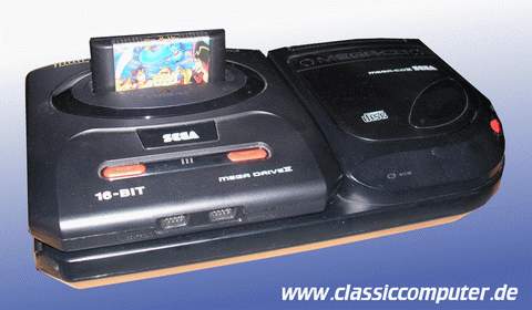 Mega Drive 2 mit CD II